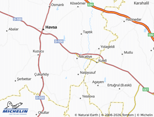 Mappa MICHELIN Necatiye - ViaMichelin