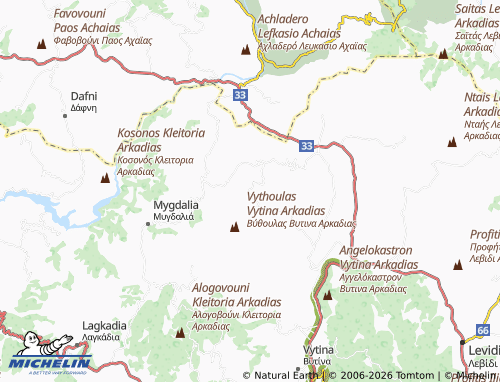 Mapa MICHELIN Agridi - ViaMichelin