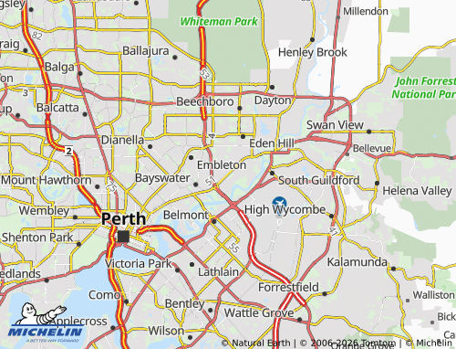MICHELIN Ashfield map - ViaMichelin