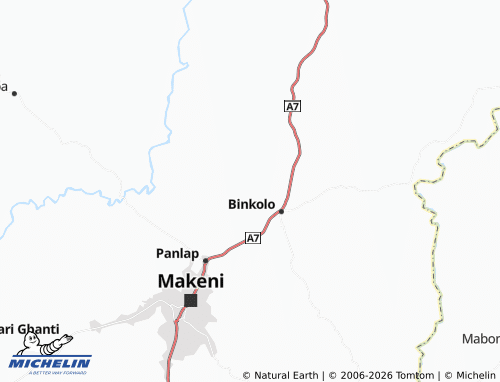 Mappa MICHELIN Kotela - ViaMichelin