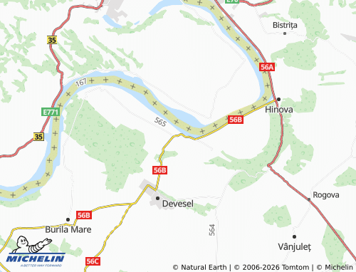 Mapa MICHELIN Batoți - ViaMichelin