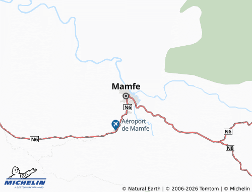 MICHELIN Mamfe map - ViaMichelin