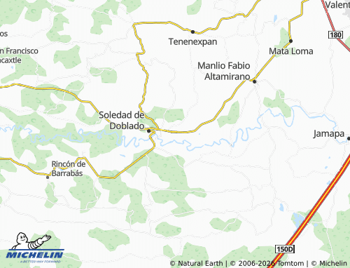 Mapa MICHELIN Palito Verde - ViaMichelin