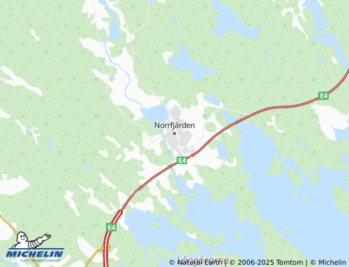 MICHELIN Norrfjärden map - ViaMichelin