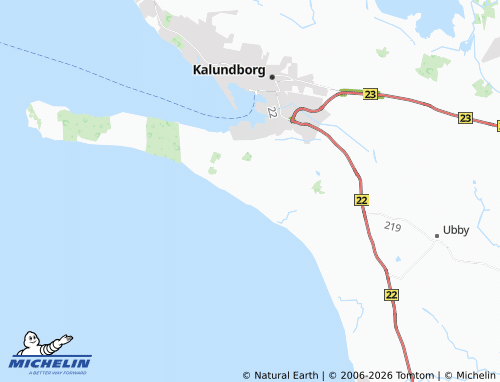 MICHELIN Østrup map - ViaMichelin