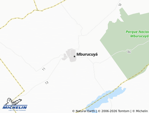 MICHELIN-Landkarte Mburucuyá - ViaMichelin