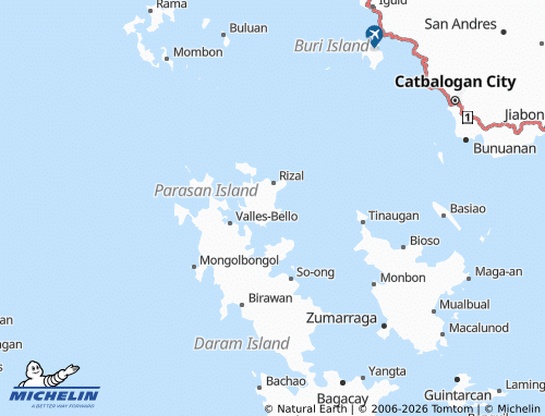 MICHELIN Daram map - ViaMichelin