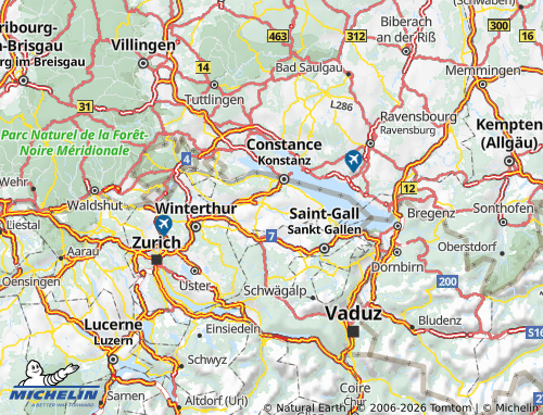 Mappa MICHELIN Weinfelden - ViaMichelin