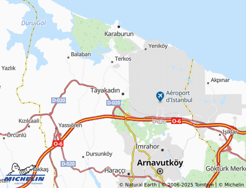 MICHELIN Tayakadın map - ViaMichelin