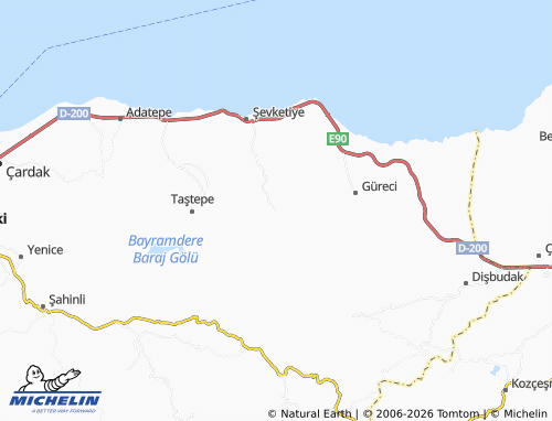 Mappa MICHELIN Çavuşköy - ViaMichelin