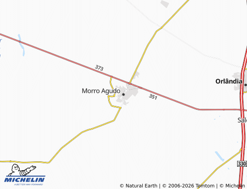 Mapa MICHELIN Morro Agudo - ViaMichelin