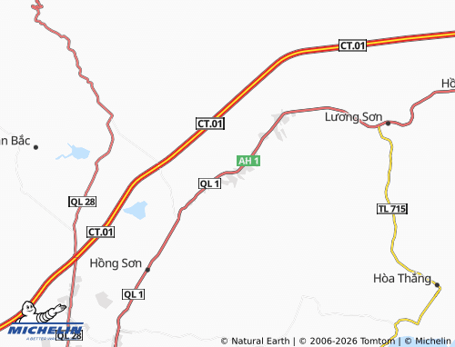 Mapa MICHELIN Hồng Liêm - ViaMichelin