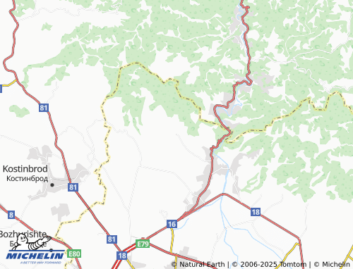 MICHELIN Katina map - ViaMichelin