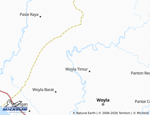 MICHELIN Keubeu Capang map - ViaMichelin