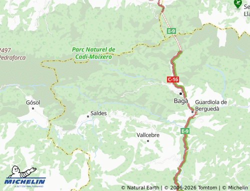 Carte MICHELIN Gisclareny - ViaMichelin