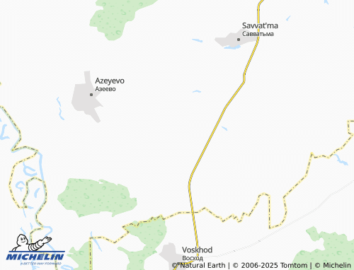 MICHELIN Bol'shoye Lyakhovo map - ViaMichelin