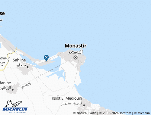 MICHELIN al-Munasteer map - ViaMichelin
