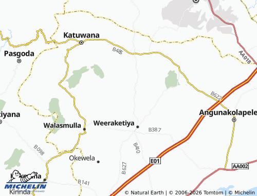 Mapa MICHELIN Kinchigune West - ViaMichelin