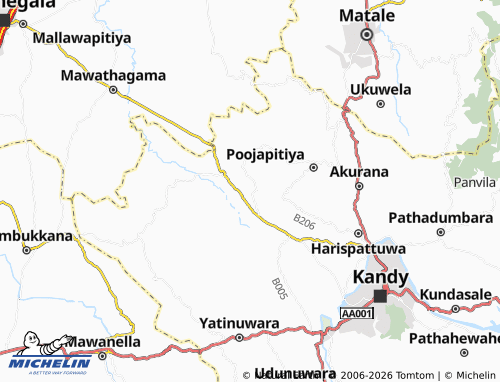 Mappa MICHELIN Ban Anga - ViaMichelin