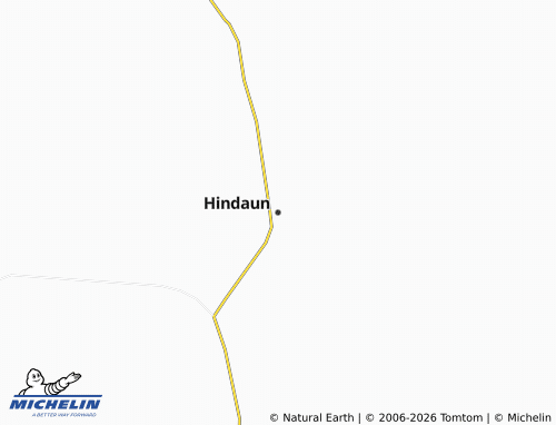 Mappa MICHELIN Hindaun - ViaMichelin