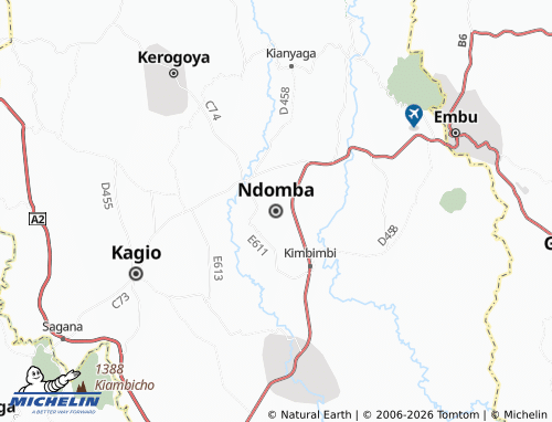 Kaart MICHELIN Ndomba - ViaMichelin