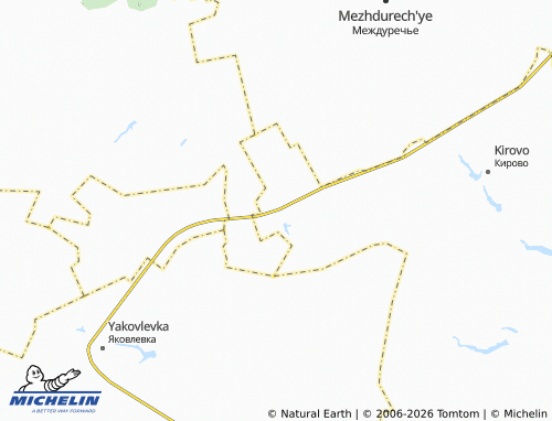 MICHELIN-Landkarte Shkol'nyy - ViaMichelin
