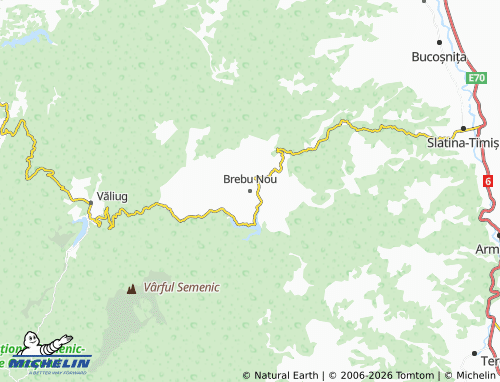 Mapa MICHELIN Brebu Nou - ViaMichelin