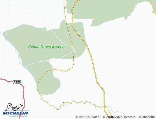 Mapa MICHELIN Giginia - ViaMichelin
