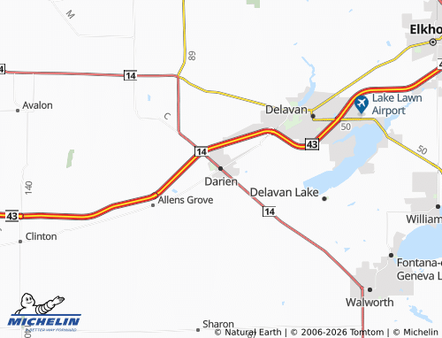 Mappa MICHELIN Darien - ViaMichelin