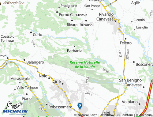 MICHELIN Ceretti map - ViaMichelin