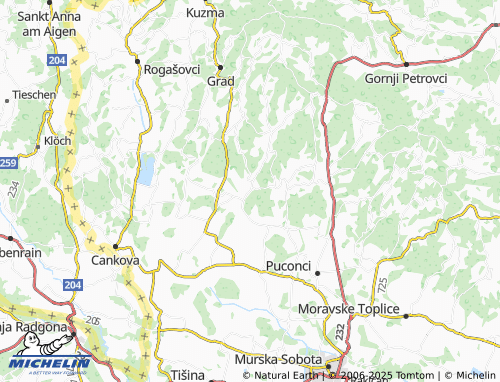 Mappa MICHELIN Bodonci - ViaMichelin