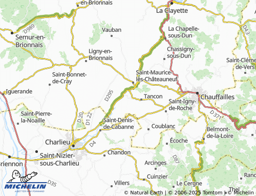 Carte MICHELIN Saint-Martin-de-Lixy - ViaMichelin