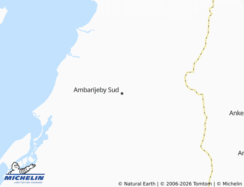 MICHELIN Ambarijeby Sud map - ViaMichelin