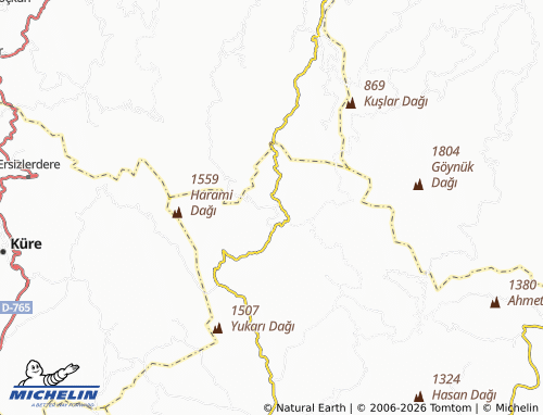 Mapa MICHELIN Deresökü - ViaMichelin