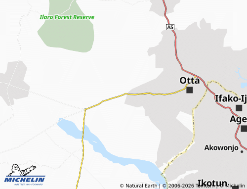 MICHELIN Igboloye map - ViaMichelin