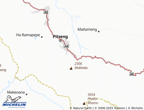 MICHELIN Ha Makhata map - ViaMichelin