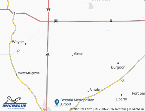 Carte MICHELIN Girton - ViaMichelin