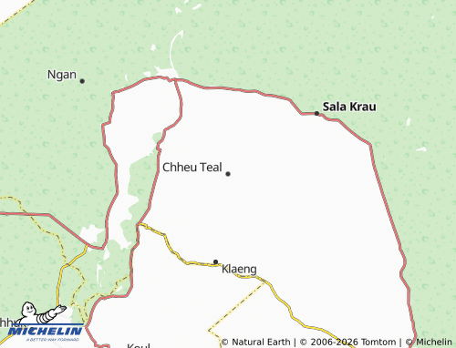 Mappa MICHELIN Chheu Teal - ViaMichelin