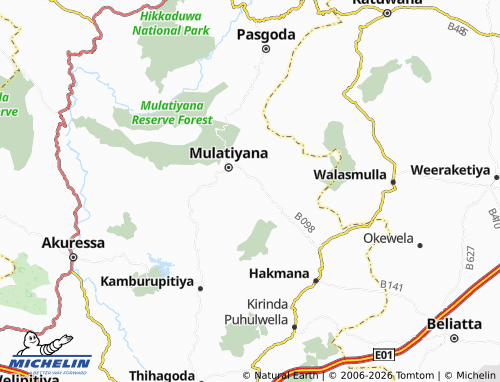 Mapa MICHELIN Seenipella East - ViaMichelin