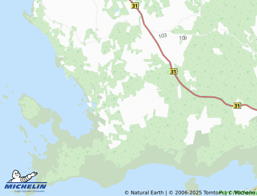 MICHELIN Panga map - ViaMichelin
