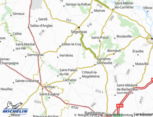 Mapa MICHELIN La Voûte - ViaMichelin