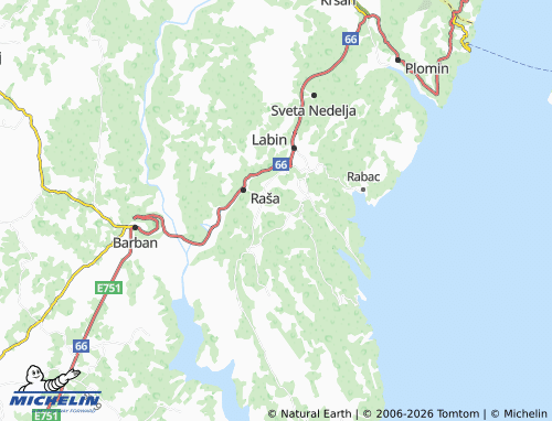 MICHELIN Rogočana map - ViaMichelin