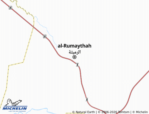 Mapa MICHELIN al-Rumaythah - ViaMichelin
