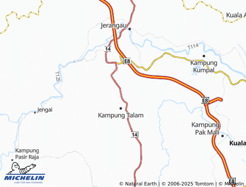 MICHELIN Bukit Besi map - ViaMichelin
