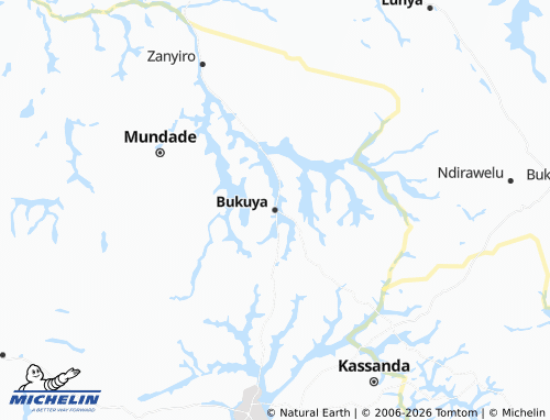 MICHELIN-Landkarte Bukuya - ViaMichelin