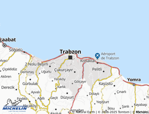 MICHELIN Gazipaşa map - ViaMichelin