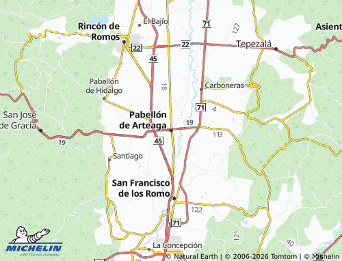 Mappa MICHELIN Pabellón de Arteaga - ViaMichelin