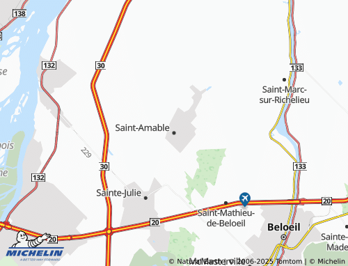 MICHELIN Saint-Amable map - ViaMichelin