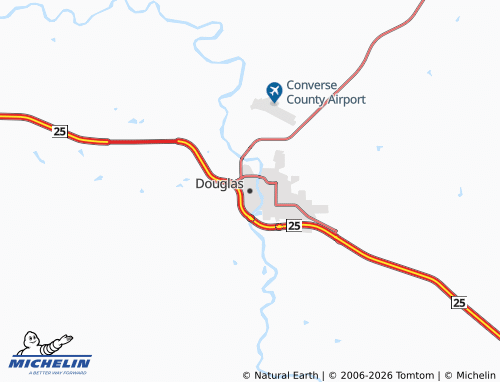 Mapa MICHELIN Douglas - ViaMichelin