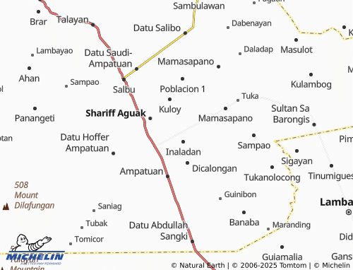 MICHELIN-Landkarte Libutan - ViaMichelin